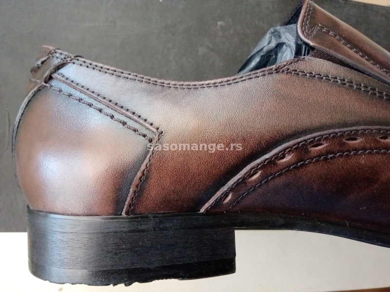 Italijanske muške kožne cipele BASCONI br. 44