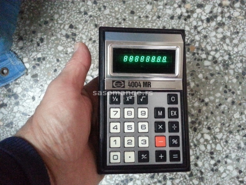Kalkulator ELITE 4004, Zeleni VFD Ekran