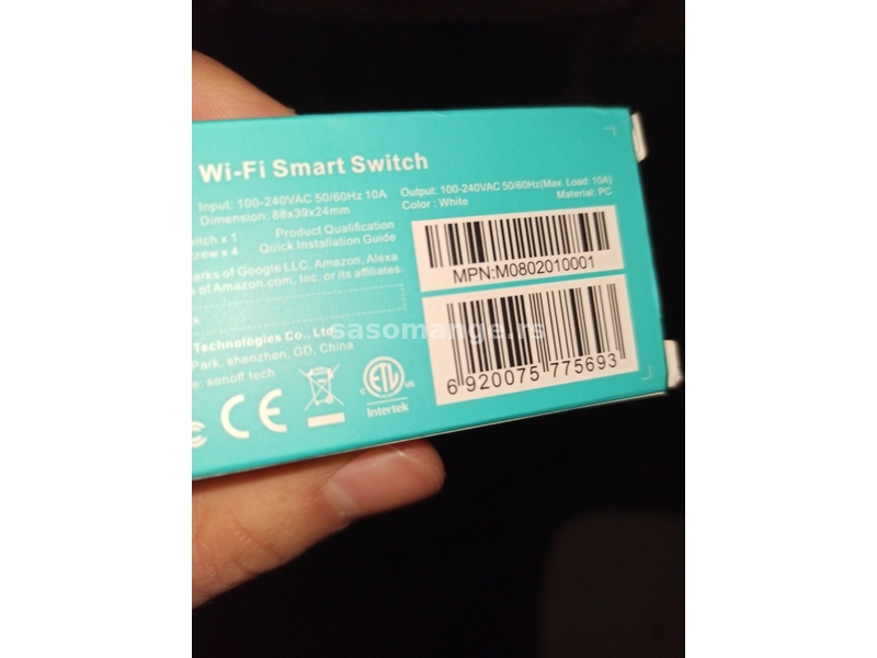 Wi-Fi Smart Switch BASICR2 NOVO