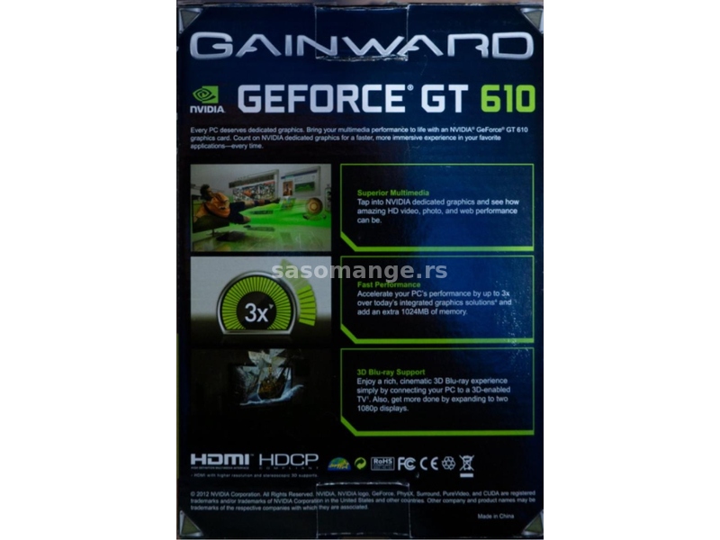 Gainward GT 610 1Gb! Dx11