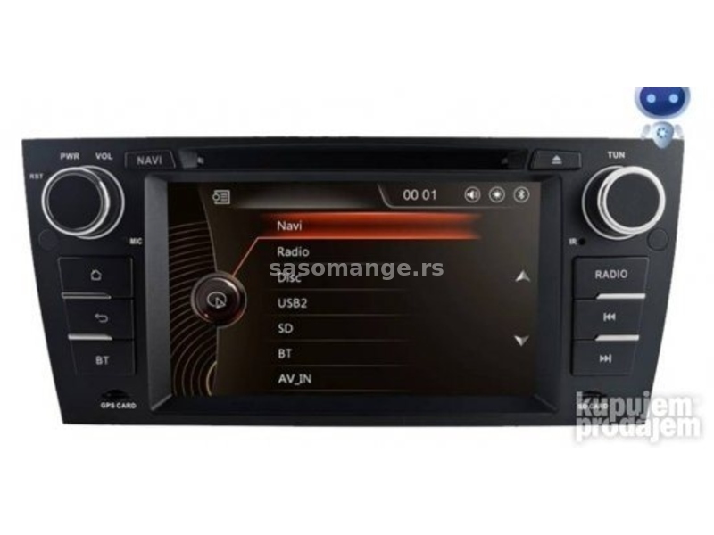 BMW E90 E91 E92 E93 Radio Navigacija Multimedija Android GPS