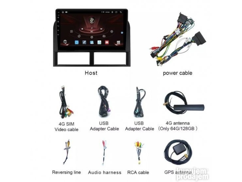 Grand Cherokee Android Multimedija GPS Radio Navigacija