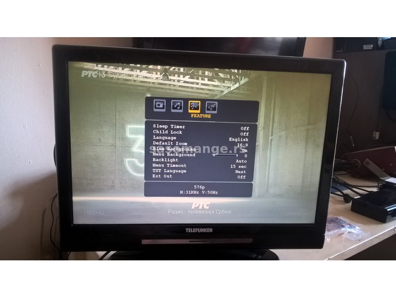 Televizor-Monitor Telefunken 19 inča (48cm) HDMI DVD USB