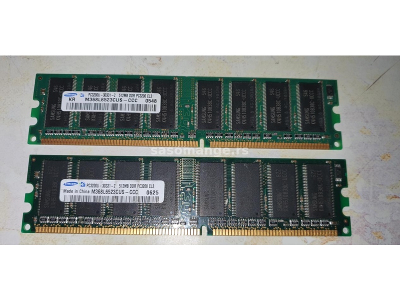 ram DDR1 Samsung 2 x 256 Mb