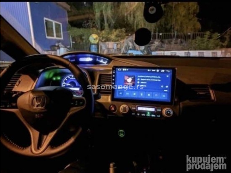 Honda Civic 8 Navigacija Android Sivik Multimedija Radio GPS