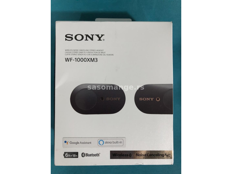 SONY WF-1000XM3 Wireless Stereo Headset