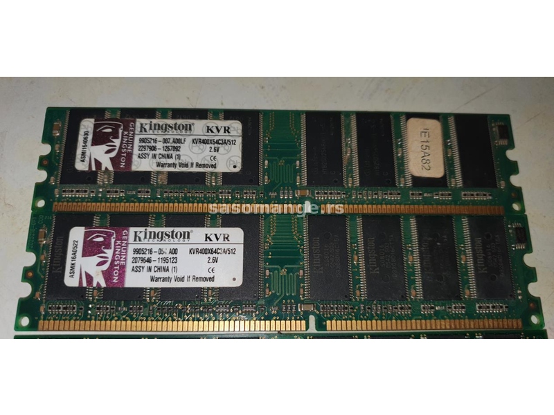 ram DDR1 KINGSTON 4 X 512 Mb