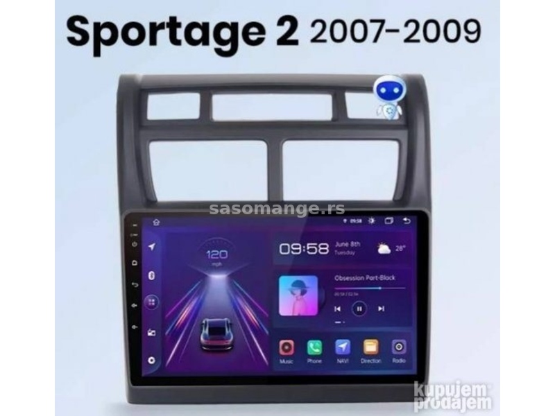 Kia Sportage 2 Android Multimedija GPS Radio Navigacija