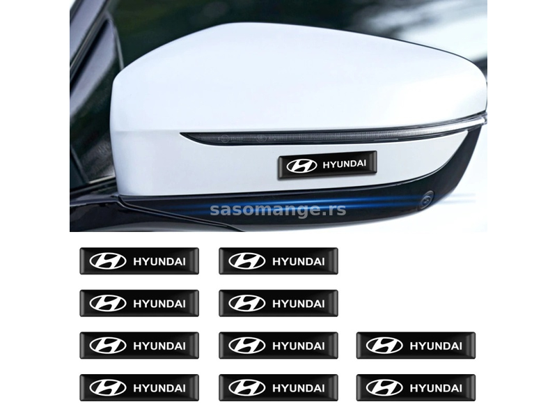 Kapice za ventile Hyundai 4 komada + privezak za ključeve