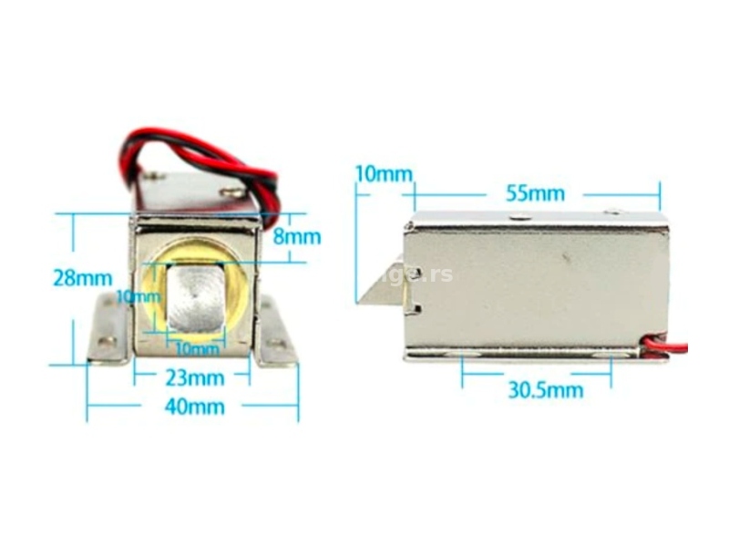 Elektromagnetna brava - magnetna bravica veca RFID solenoid 12V za vrata i kapije