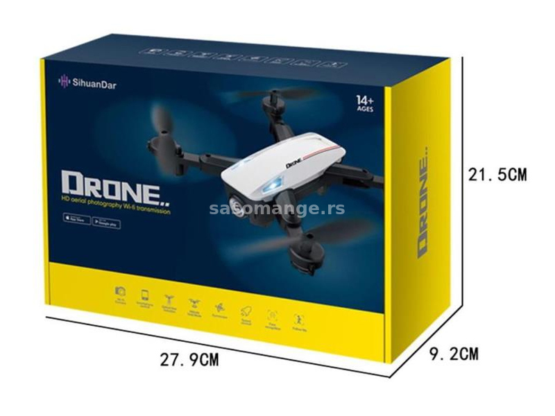 Dron sa dve kamere 4K Dron Wifi Quad RS573