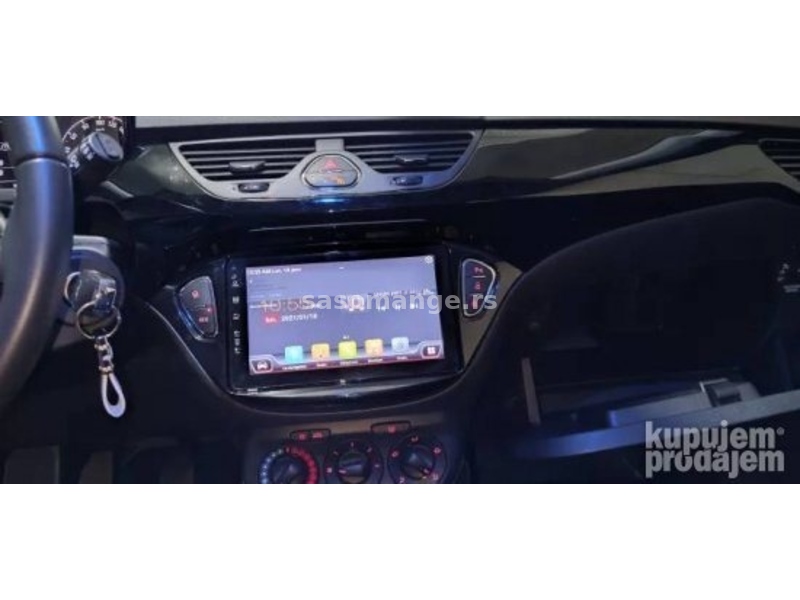 Opel Corsa E Android multimedija gps radio navigacija mape