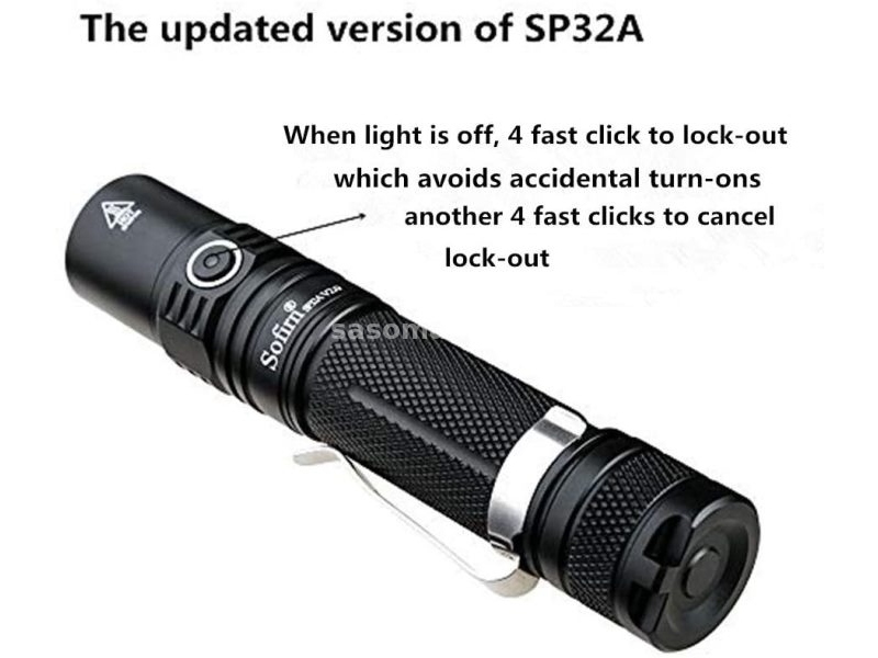 BATERIJSKA LAMPA SOFIRN SP32A V2.0