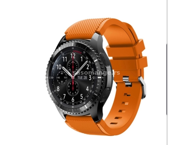 Narukvica Huawei GT i Galaxy Watch 22mm i 20mm narandžasta