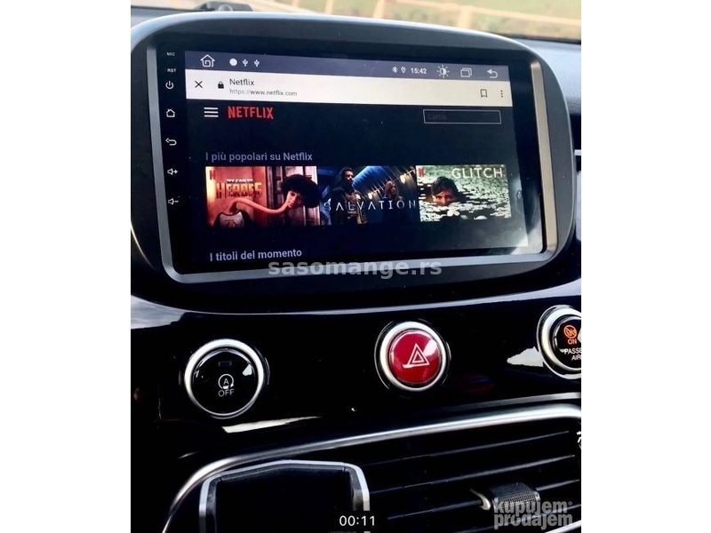 Fiat 500x multimedia gps radio navigacija
