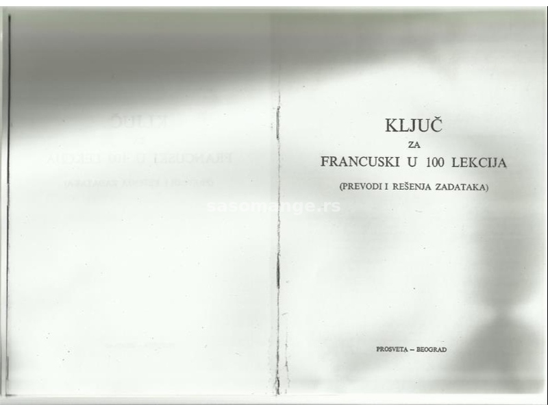 Francuski u 100 lekcija + ključ (fotokopija)