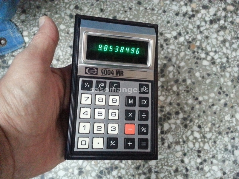 Kalkulator ELITE 4004, Zeleni VFD Ekran
