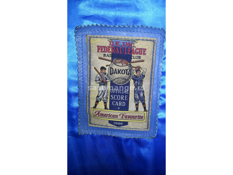 Americka kožna jakna Dakota Baseball League XL velicine ( 70 eura )