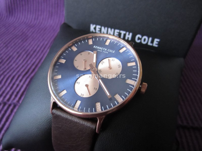 Muški KENNETH COLE sat, umesto 159 evra, NOV, ORIGINAL, koža