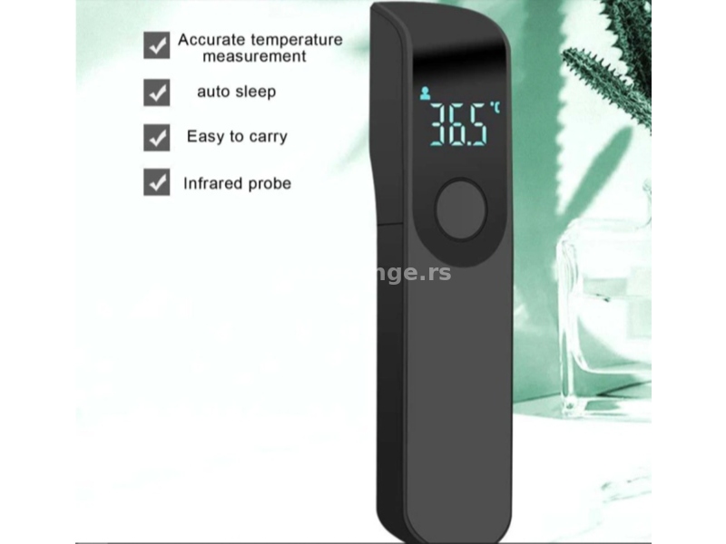 Toplomer digitalni beskontaktni za merenje telesne temperature Beli