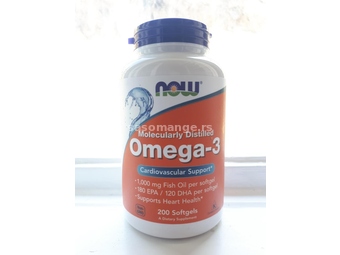 Omega-3,Now Foods,180 EPA120 DHA, 200 Softgels