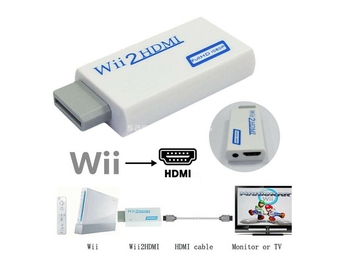 Nintendo Wii HDMI adapter, Wii2HDMI - Novo