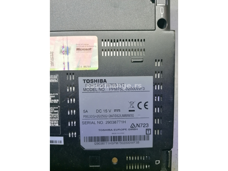 Toshiba Portege M750-112