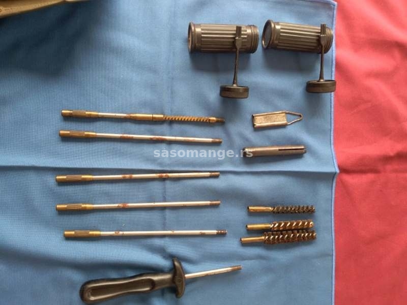 Vintage Swiss Military Gun Cleaning Kit Graisse Armes Aut Automatenfett Balistol