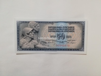 50 ex-yu dinara iz 68 br. II UNC