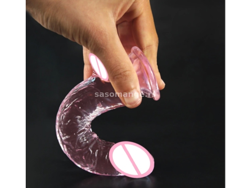 Realističan silikonski dildo sa testisima
