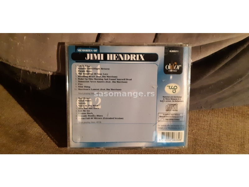 JIMI Hendrix - Memories of Jimi (2 CD)