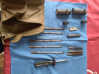 Vintage Swiss Military Gun Cleaning Kit Graisse Armes Aut Automatenfett Balistol