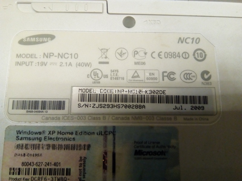 Samsung NC10