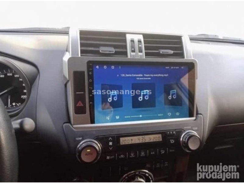 Toyota Prado Land Cruiser Android Radio gps Multimedija