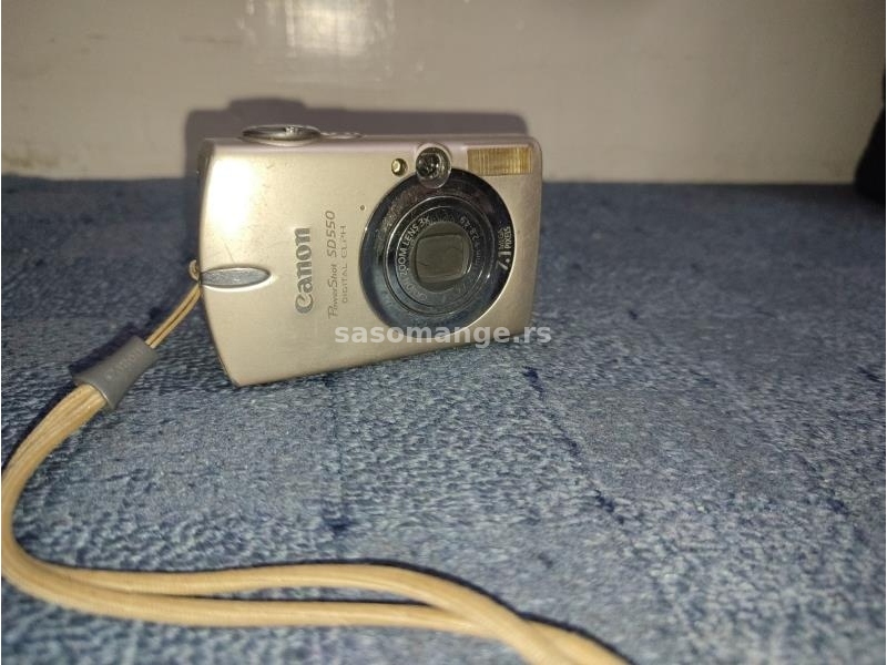 Canon Powershot SD550 7.1MP Digital Elph Camera with 3x Optical Zoom Made in Japan