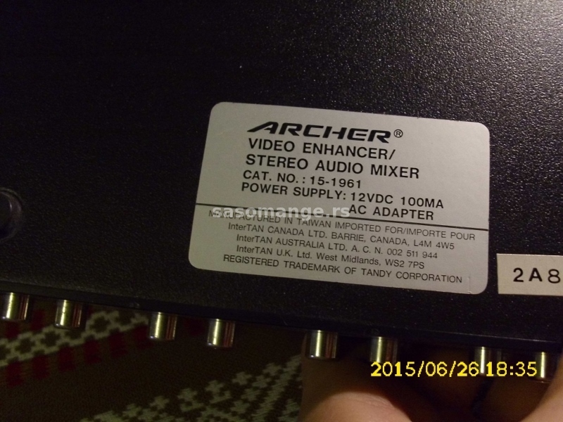 Archer Video Enhancer Stereo Mixer