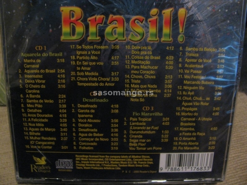 BRASIL + Viva La Fiesta ( 2 BOX SETA) = 6 CDa