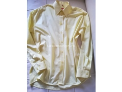 Košulja vel L, kao nova, dug rukav, "Lazar Azzuro", žuta
