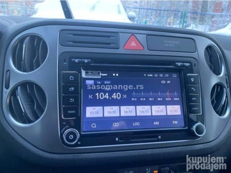VW Golf 5 6 Passat B6 B7 CC Android Multimedija navigacija