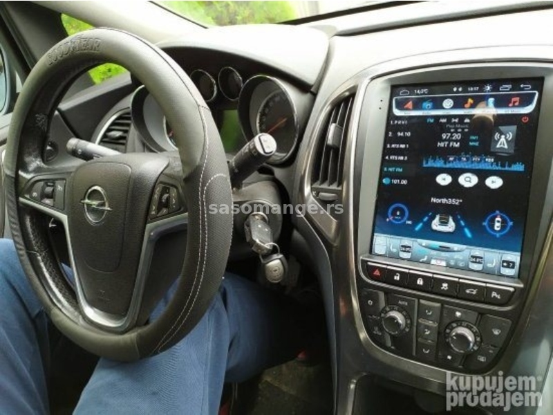 Android multimedija Opel Astra J radio gps display + kamera
