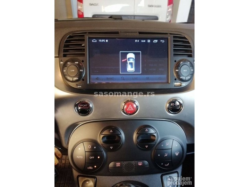 Fiat 500 Android Multimedija navigacija radio GPS