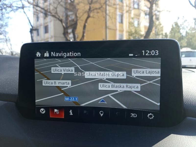 MAZDA CONNECT Mape Srbije i Evrope