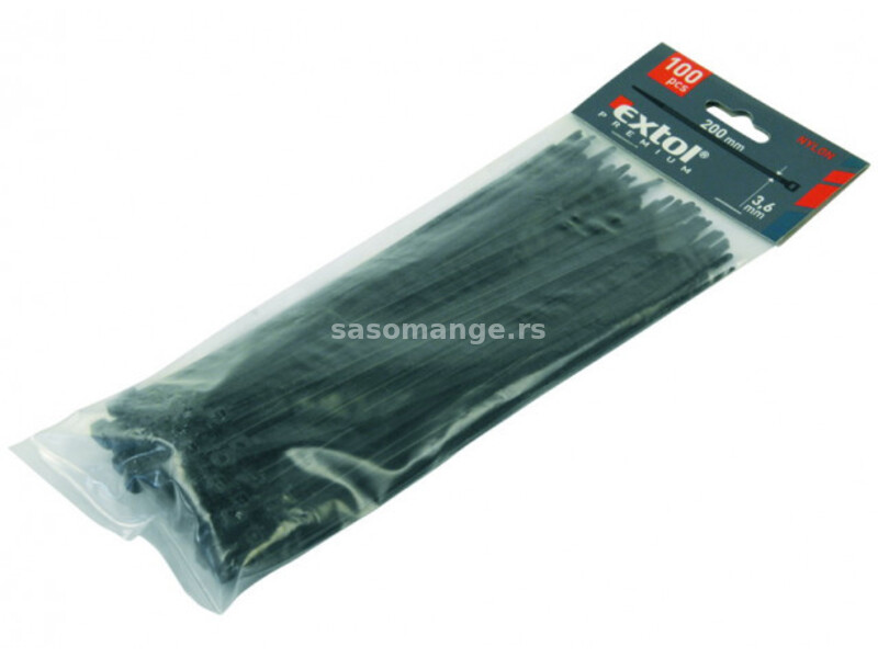 Pvc trake Extol Premium 3.6x280mm 100kom Crne (8856158)