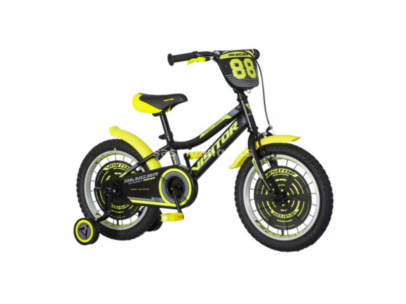 Dečiji bicikl RAN160 Ranger Visitor 16" Crno-žuti 2020