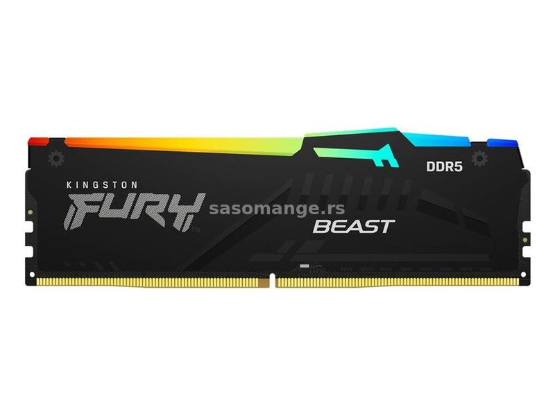 KINGSTON DIMM DDR5 16GB 5200MT/s KF552C36BBEA-16 Fury Beast RGB EXPO