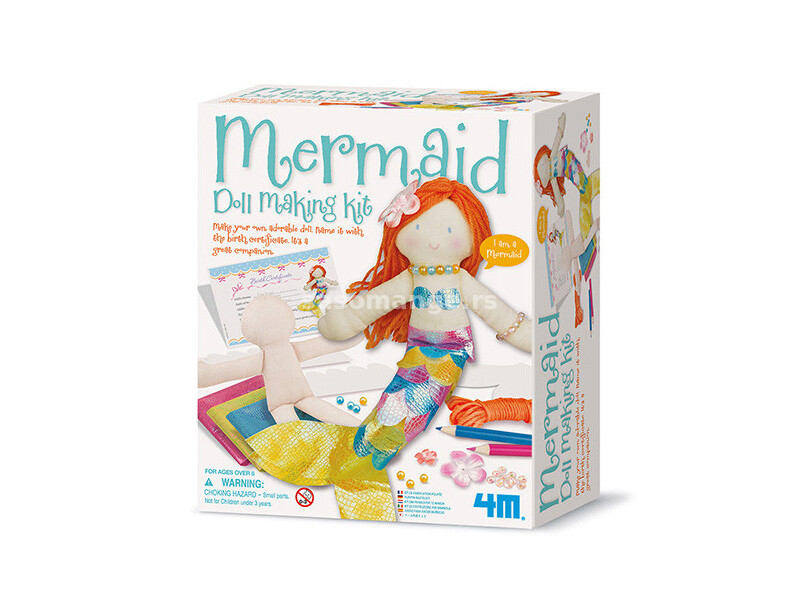 Mermaid doll making kit