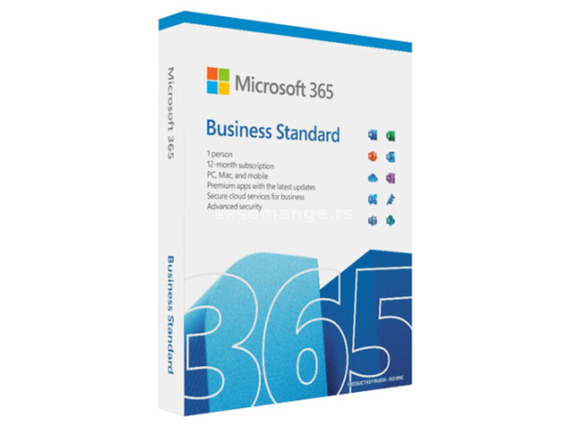 Microsoft M365 bus standard retail English Sub 1YR CEE Only Medialess P8 ( KLQ-00655 )