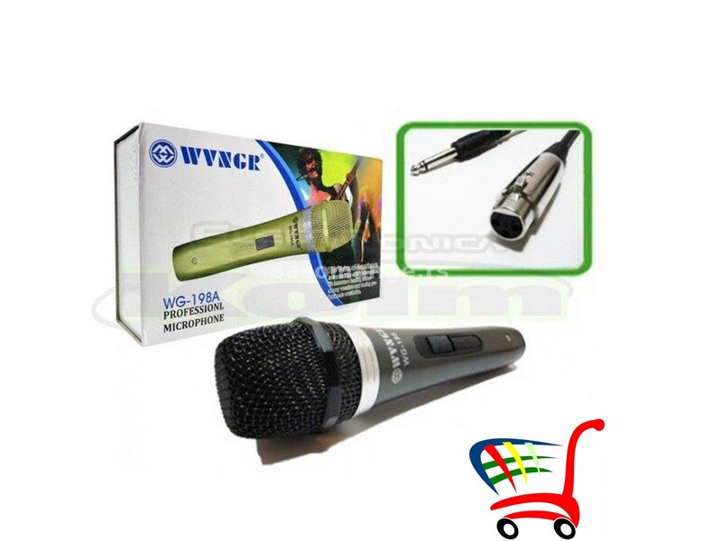 MIKROFON WVNGR WG-198/mikrofon sa kablom - MIKROFON WVNGR WG-198/mikrofon sa kablom