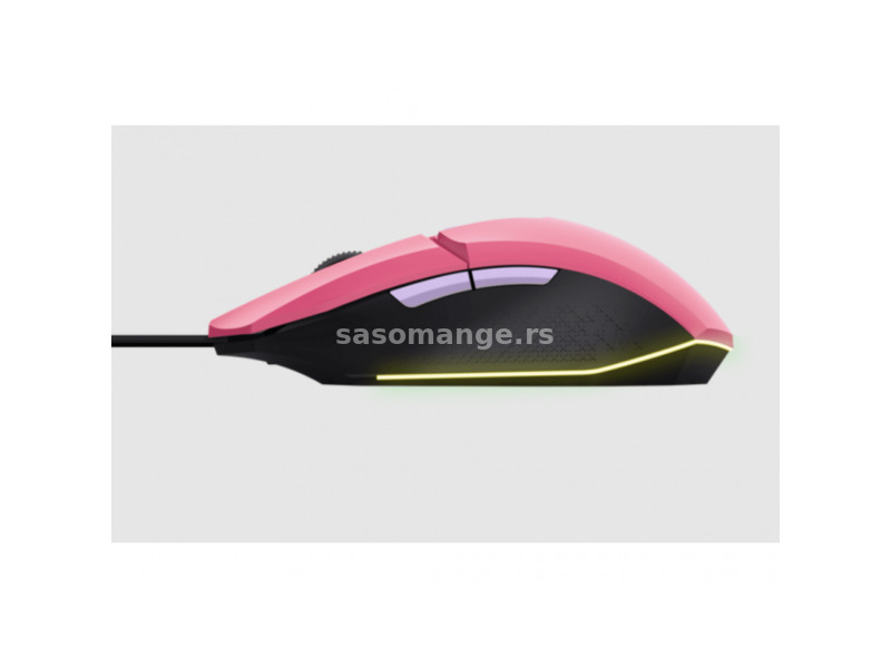 Miš TRUST GXT109P FELOX gaming/pink