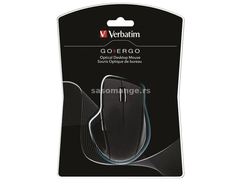 Miš usb 5tipki optički Verbatim 49017 crni blister